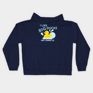 I like big ducks...and I cannot lie Kids Hoodie